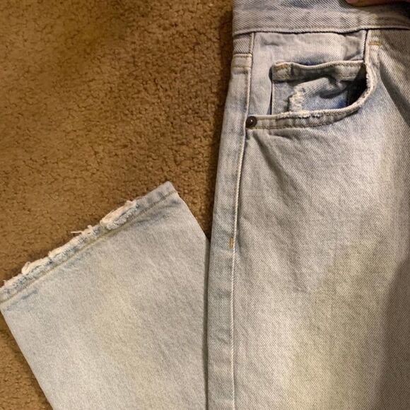 Current/Elliott The Original Straight Jeans Women's Size 24 High Rise - Picture 7 of 8